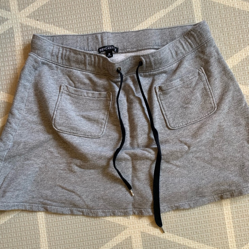 J. Crew mercantile skirt sweatshirt material m
